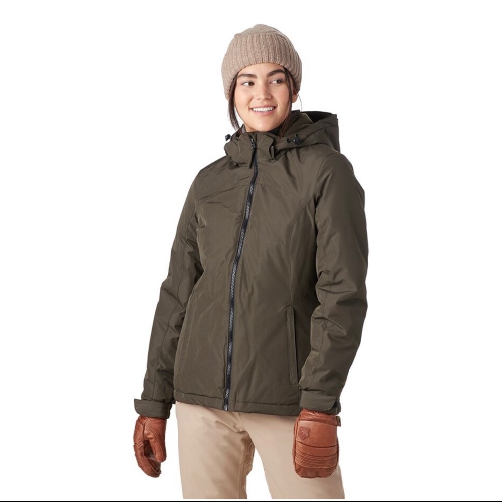 Stoic Ski/Snow Color Block Jacket - Olive - S